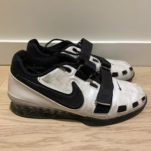 Nike Romaleo 2 Weightlifting Shoe - Black/White/Grey, Size 9.5